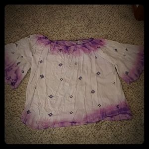 Pink/purple flowey shirt